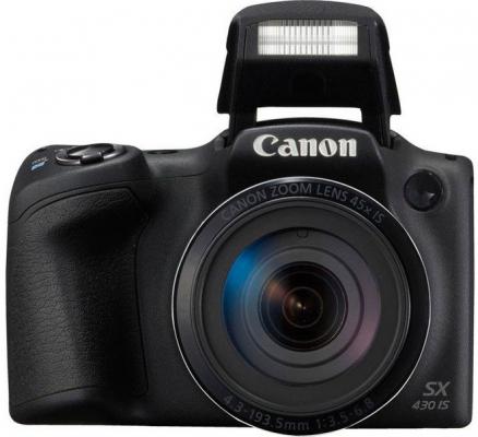 Фотоаппарат Canon PowerShot SX430 IS 20Mp 45xZoom черный 1790C002