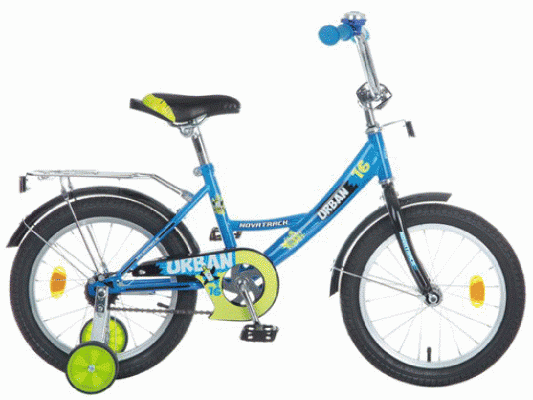 Велосипед Novatrack "Urban" 16" синий
