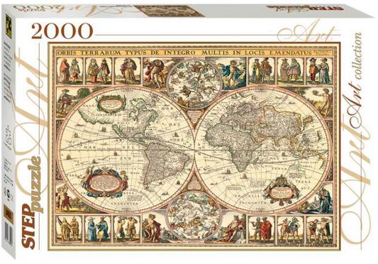 Пазл Step Puzzle Art Collection "Историческая карта мира" 2000 элементов