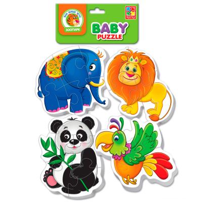 Мягкий пазл Vladi toys Baby puzzle Зоопарк 18 элементов VT1106-50