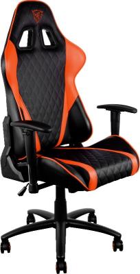 Кресло компьютерное игровое Thunder X3 TGC15 оранжево-черный TGC15-BO
