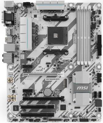 Материнская плата MSI B350 TOMAHAWK ARCTIC Socket AM4 AMD B350 4xDDR4 2xPCI-E 16x 2xPCI 2xPCI-E 1x 4xSATA III ATX Retail