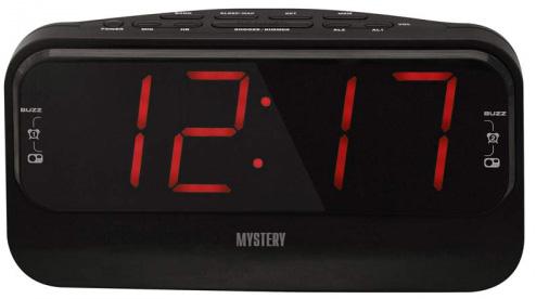 Часы с радиоприёмником MYSTERY MCR-68 чёрный