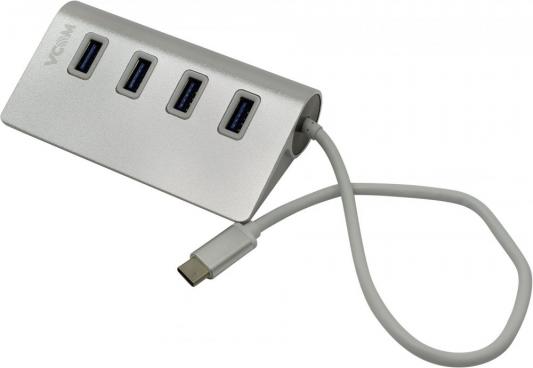 Концентратор USB 3.0 VCOM Telecom DH316 4 х USB 3.0 серый