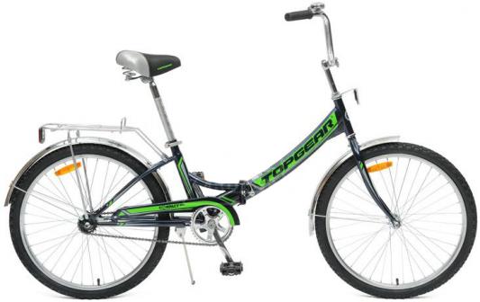 Велосипед Top Gear Compact 50 24" черно-зеленый