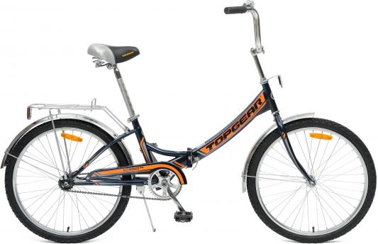 Велосипед Top Gear "Compact 50" 24" черно-оранжевый