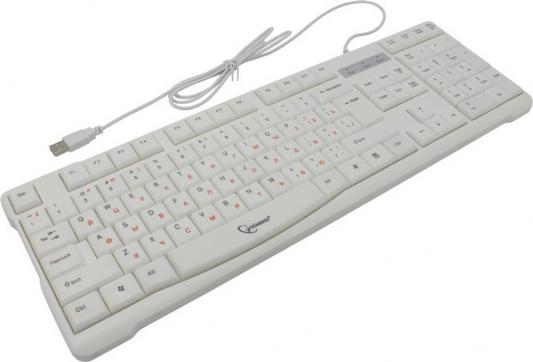 Клавиатура проводная Gembird KB-8352U USB белый