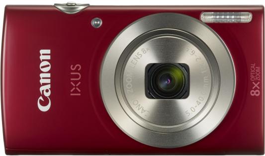 Фотоаппарат Canon Ixus 185 20Mp 8xZoom красный 1809C001
