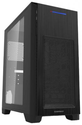 Корпус microATX GameMax H603-2U3 (H603BK) Без БП чёрный