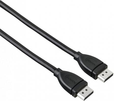 Кабель DisplayPort 1.8м HAMA 00054513 круглый черный