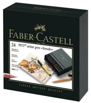 Набор капиллярных ручек капилярный Faber-Castell Castell 167147 24 шт разноцветный