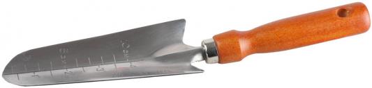 Совок Grinda посадочный узкий из нержавеющей стали с деревянной ручкой 290мм 8-421113_z01