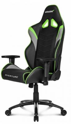 Кресло компьютерное игровое AKRacing OVERTURE черно-зеленый