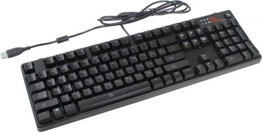 Клавиатура проводная Thermaltake Poseidon Z RGB USB черный KB-PZR-KLBRRU-01