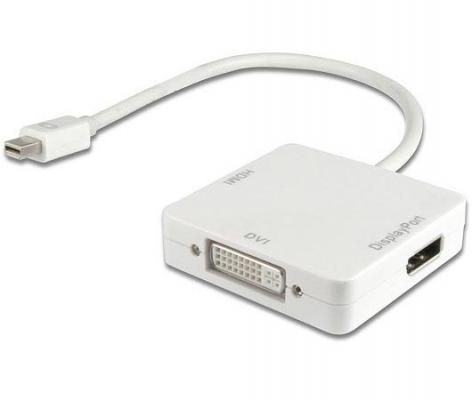 Переходник Orient C305 Mini DisplayPort - HDMI/ DVI/ DisplayPort белый 30305