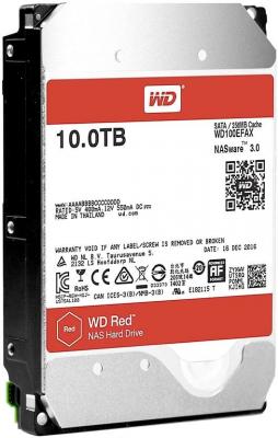 Жесткий диск 3.5" 10 Tb 5400 rpm 256 Mb cache Western Digital WD Red WD100EFAX SATA III 6 Gb/s