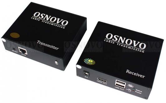 Комплект для передачи HDMI+USB+ИК Osnovo TLN-HiKM/1+RLN-HiKM/1
