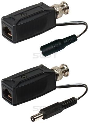 Комплект SC&T TTP111HDPK из приемника и передатчика для передачи видео и питания по кабелю витой пары
