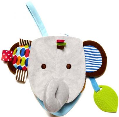 Мягкая игрушка слоник Skip Hop Книжка-слон серый 17 см