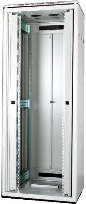 Шкаф напольный 19" 22U Estap Universal Line CKR22U68GF1R1 600x800mm передняя дверь одностворчатая стекло с металлической рамой слева и справа задняя дверь одностворчатая сплошная металлическая серый