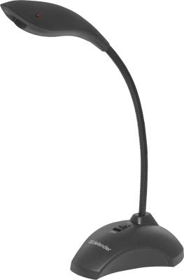 Микрофон Defender MIC-115 черный кабель 1.7м 64115
