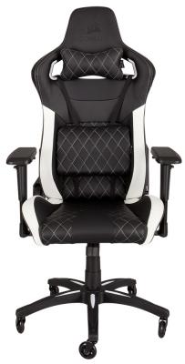Кресло компьютерное игровое Corsair Gaming T1 RACE черно-белый CF-9010002-WW