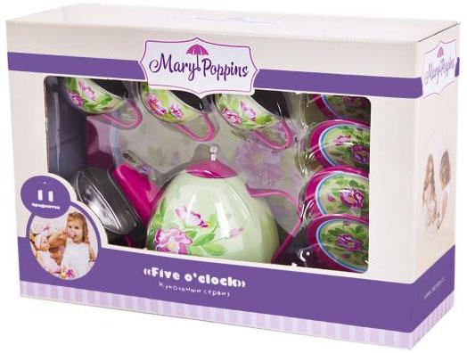 Набор посуды Mary Poppins "Розовый сад" металлическая 11 предметов