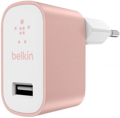 Сетевое зарядное устройство Belkin F8M731vfC00 USB 2.4А розовый