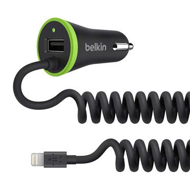 Автомобильное зарядное устройство Belkin F8J154bt04-BLK USB 3.4A черный