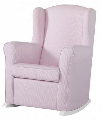Кресло-качалка Micuna Wing Nanny (white/pink stripes)