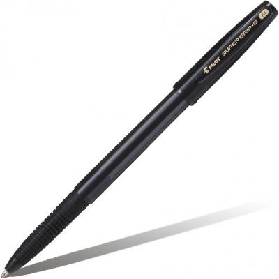 Шариковая ручка Pilot Supergrip G черный 1 мм BPS-GG-M-B