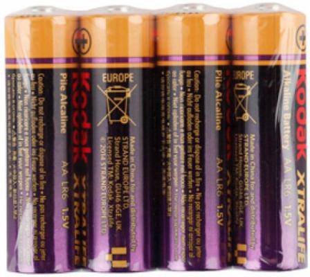Батарейки Kodak Xtralife LR6-4S 4 шт KAA-S4 60/600/21600