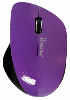 Мышь беспроводная Smart Buy SBM-309AG-P фиолетовый чёрный USB