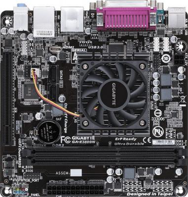 Материнская плата GigaByte GA-E3800N с процессором AMD 2xDDR3 1xPCI 2 mini-ITX Retail