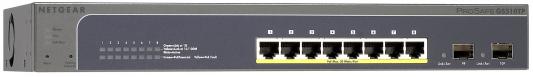 Коммутатор Netgear GS510TLP-100EUS управляемый 8 портов 10/100/1000Mbps