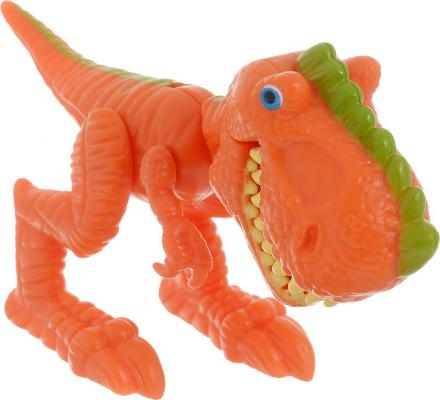 Интерактивная игрушка Junior Megasaur Динозавр 16916-o от 3 лет оранжевый