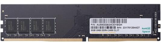 Оперативная память для компьютера 8Gb (1x8Gb) PC4-19200 2400MHz DDR4 DIMM CL17 Apacer EL.08G2T.GFH