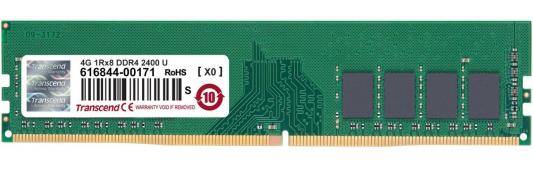 Оперативная память 4Gb (1x4Gb) PC4-19200 2400MHz DDR4 DIMM CL17 Transcend JM2400HLH-4G