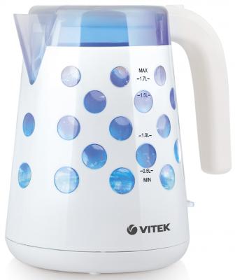 Чайник Vitek VT-7048 2200 Вт белый 1.7 л пластик