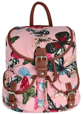 Рюкзак Action! Бабочки на розовом AB2012/3 разноцветный принт