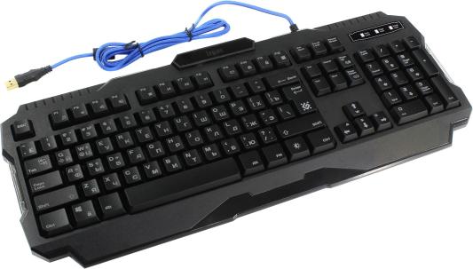 Клавиатура проводная Defender Legion GK-010DL (45010) USB черный