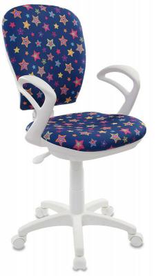 Кресло детское Бюрократ CH-W513AXN/STAR-BL синий звезды Star-Bl