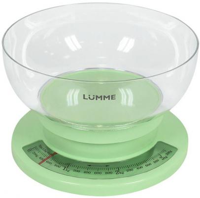 Весы кухонные Lumme LU-1303 зелёный нефрит