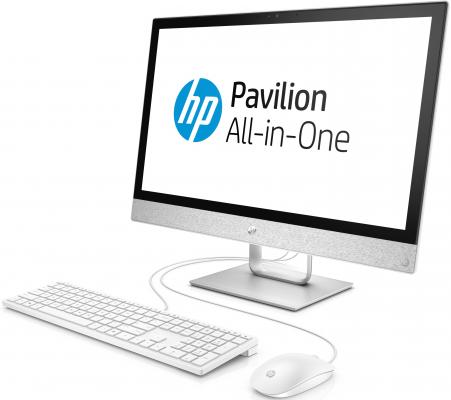 Моноблок 23.8&quot; HP Pavilion 24-r023ur 1920 x 1080 Intel Core i7-7700T 8Gb 1Tb Radeon 530 2048 Мб Windows 10 Home белый 2MJ48EA