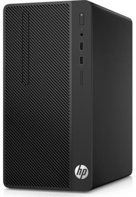 Системный блок HP Bundle 290 G1 i3-7100 3.9GHz 4Gb 500Gb DVD-RW Win10Pro черный + монитор V214 2MT24ES