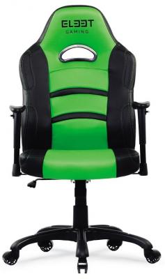 Кресло компьютерное игровое L33T Gaming Expert черно-зеленый 160501