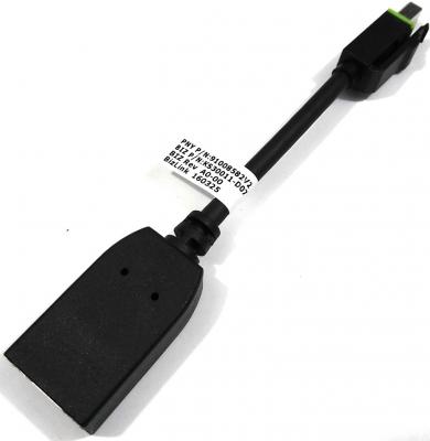 Переходник PNY Mini DisplayPort - DisplayPort F черный 91008582v2