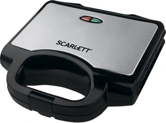 Вафельница Scarlett SC-WM11901 серебристый чёрный