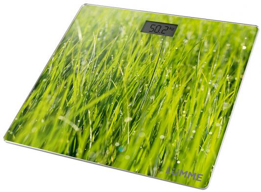 Весы напольные Lumme LU-1329 рисунок молодая трава