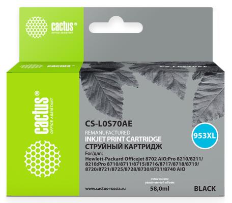 Картридж Cactus CS-L0S70AE для HP OJ Pro 7740/8210/8218/8710/8715 черный